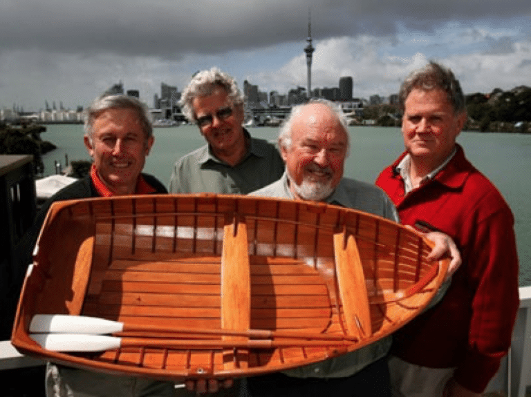 The founding trustees. Bruce Tantrum, Robert Brooke, Harold Kidd and Ron Jamieson.